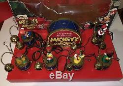 Mickey's Marching Band mechanical Musical bells Mr. Christmas 1993