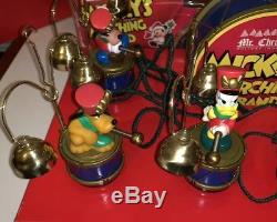 Mickey's Marching Band mechanical Musical bells Mr. Christmas 1993