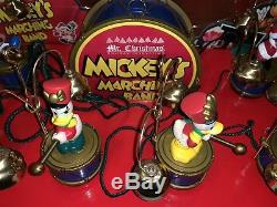 Mickey's Marching Band mechanical Musical bells Mr. Christmas 1993