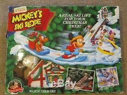 Mickeys Ski Slope, Mr. Christmas, 1993 Fully working Electric Ski Slope! Disney