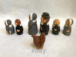 Midwest Eddie Walker Mayflower Ship Pilgram Family Turkey Complete 10 pc Set