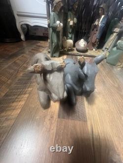 Midwest Imports, Carved Wood 11 Pc Large Nativity Set With Manger Midwest Imports, Carved Wood 11 Pc Large Nativity Set With Manger