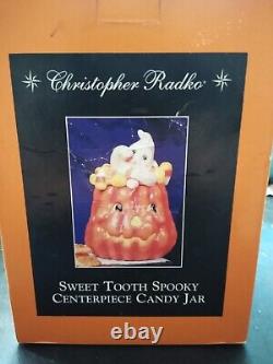 Mint Christopher Radko Sweet Tooth Spooky Centerpiece Candy Jarused A Few Times