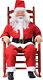 Morris Costumes Rocking Chair Holiday Animated Santa Boxed Decorations & Props
