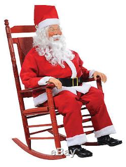 Morris Costumes Rocking Chair Holiday Animated Santa Boxed Decorations & Props