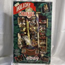 Mr Christmas 1992 Holiday Carousel Vintage Lighted & Musical