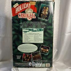 Mr Christmas 1992 Holiday Carousel Vintage Lighted & Musical