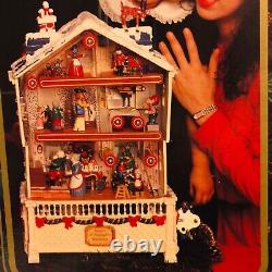 Mr Christmas 1995 Santas Musical Workshop Animated Player Piano Lights Works Box