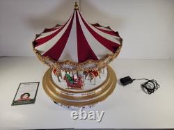 Mr. Christmas 20 Songs! Regal 17? Carousel Table Decor, Santa, Reindeer H19506