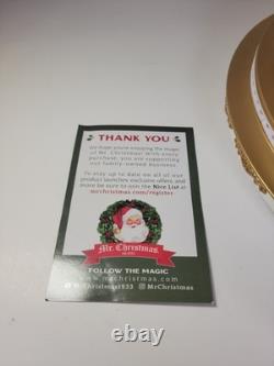 Mr. Christmas 20 Songs! Regal 17? Carousel Table Decor, Santa, Reindeer H19506