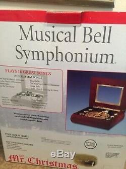 Mr. Christmas 2002 Musical Bell Symphonium Music Box W 16 Discs