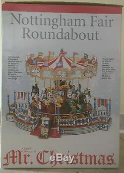 Mr. Christmas 2003'Nottingham Fair Roundabout' Musical Carousel #19842 NEW