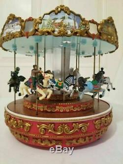 Mr Christmas 2009 Triple Decker Carousel with box 50 songs holiday xmas animated