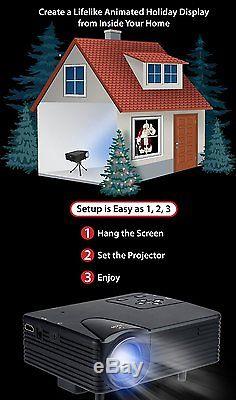 Mr. Christmas 2016 Virtual Holiday Projector Kit #60901 NEW