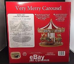 Mr. Christmas 2017 VERY MERRY CAROUSEL 50 SONGS Christmas Holiday Decor NEW