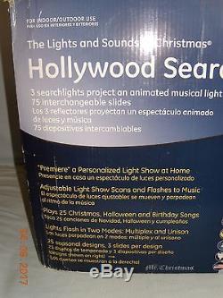 Mr. Christmas (3) Hollywood Searchlights, Lights And Sounds Of Christmas
