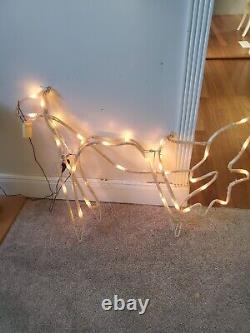 Mr Christmas 3D Light Sculpture Deer 44 X 37 x 16 Yard Decoration