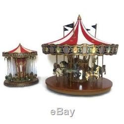 Mr. Christmas 75th Anniversary Gold Label Collection Animated Carousel 2010