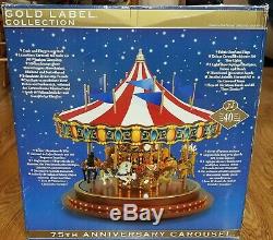 Mr. Christmas 75th Anniversary Gold Label Collection Carousel 2010