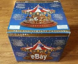 Mr. Christmas 75th Anniversary Gold Label Collection Carousel 2010