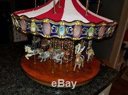 Mr. Christmas 75th Anniversary Gold Label Collection Carousel 2013