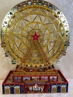 Mr. Christmas 75th Anniversary World's Fair Grand Ferris Wheel Lighted 30 Songs