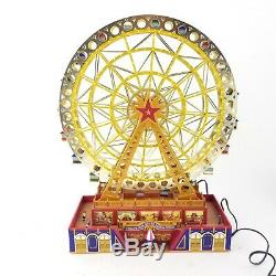 Mr. Christmas 75th Anniversary World's Fair Grand Ferris Wheel Lighted 30 Songs