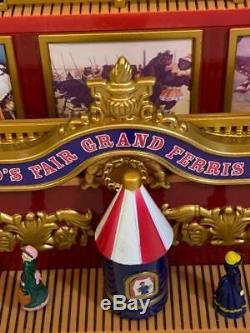 Mr. Christmas 75th Anniversary World's Fair Grand Ferris Wheel Lighted 30 Songs