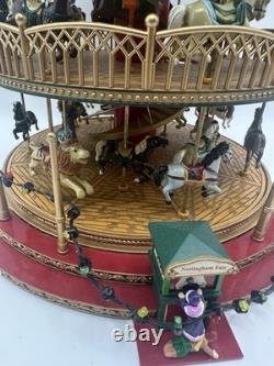 Mr. Christmas Animated Double Decker Carousel Music Light Up Spins 30 Songs +Box Mr. Christmas Animated Double Decker Carousel Music Light Up Spins 30 Songs +Box