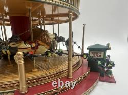 Mr. Christmas Animated Double Decker Carousel Music Light Up Spins 30 Songs +Box Mr. Christmas Animated Double Decker Carousel Music Light Up Spins 30 Songs +Box