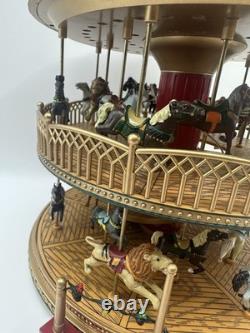 Mr. Christmas Animated Double Decker Carousel Music Light Up Spins 30 Songs +Box Mr. Christmas Animated Double Decker Carousel Music Light Up Spins 30 Songs +Box