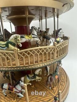 Mr. Christmas Animated Double Decker Carousel Music Light Up Spins 30 Songs +Box Mr. Christmas Animated Double Decker Carousel Music Light Up Spins 30 Songs +Box
