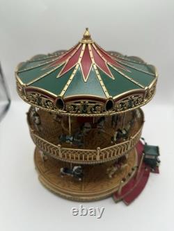 Mr. Christmas Animated Double Decker Carousel Music Light Up Spins 30 Songs +Box Mr. Christmas Animated Double Decker Carousel Music Light Up Spins 30 Songs +Box
