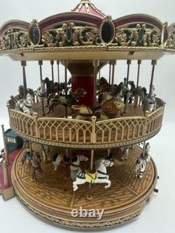 Mr. Christmas Animated Double Decker Carousel Music Light Up Spins 30 Songs +Box Mr. Christmas Animated Double Decker Carousel Music Light Up Spins 30 Songs +Box
