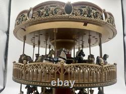 Mr. Christmas Animated Double Decker Carousel Music Light Up Spins 30 Songs +Box Mr. Christmas Animated Double Decker Carousel Music Light Up Spins 30 Songs +Box