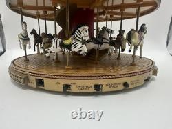 Mr. Christmas Animated Double Decker Carousel Music Light Up Spins 30 Songs +Box Mr. Christmas Animated Double Decker Carousel Music Light Up Spins 30 Songs +Box