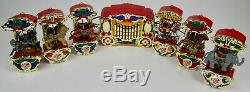 Mr Christmas Animated Holiday Carousel Circa 1874, 6 Animals 21 songs Wagon 1993