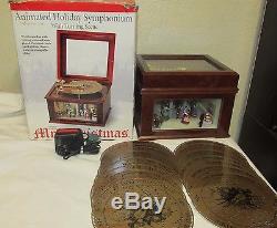 Mr Christmas Animated Holiday Symphonium Victorian Ballroom Music Box