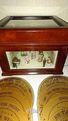 Mr Christmas Animated Holiday Symphonium Victorian Ballroom Music Box