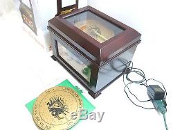 Mr Christmas Animated Holiday Symphonium Wood Music Box With 16 Disks