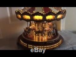 Mr. Christmas Animated Musical Grand Marquee Carousel Big 16