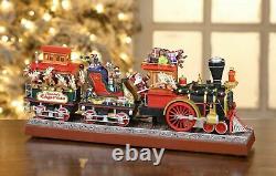 Mr. Christmas Animated Musical Santa`s Express Working Smokestack GOLD LABEL