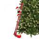 Mr. Christmas Animated Musical Stepping Climbing Santa On Ladder Tree Decoration