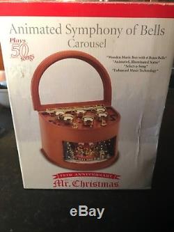 Mr. Christmas Animated Symphony Of Bells Carousel