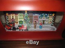 Mr Christmas Animated Symphony Of Bells Moving Train Music 70 Songs Euc Htf