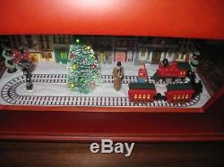 Mr Christmas Animated Symphony Of Bells Moving Train Music 70 Songs Euc Htf