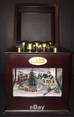 Mr. Christmas Animated Symphony of Bells with Moving Train Plays 50 Songs 2011 CIB