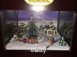 Mr. Christmas Animated Symphony of Bells with Moving Train Plays 50 Songs 2011 CIB