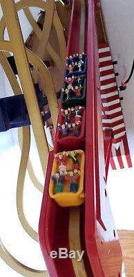 Mr. Christmas Animated World's Fair Grand Roller Coaster vintage #79751