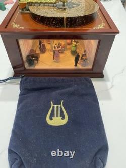 Mr. Christmas Ballroom animated music box with 16 music disk RARE- Tested Works